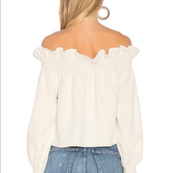 Diane von Furstenberg Georgie Off the Shoulder Top - Picture 2 of 12